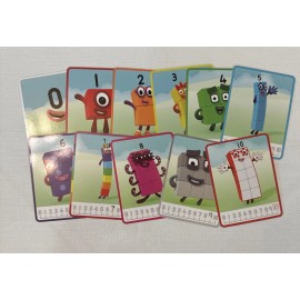 Hand2Mind MathLink Cubes NUMBER BLOCKS 0-10 Numberling REPLACEMENT CARDS ONLY