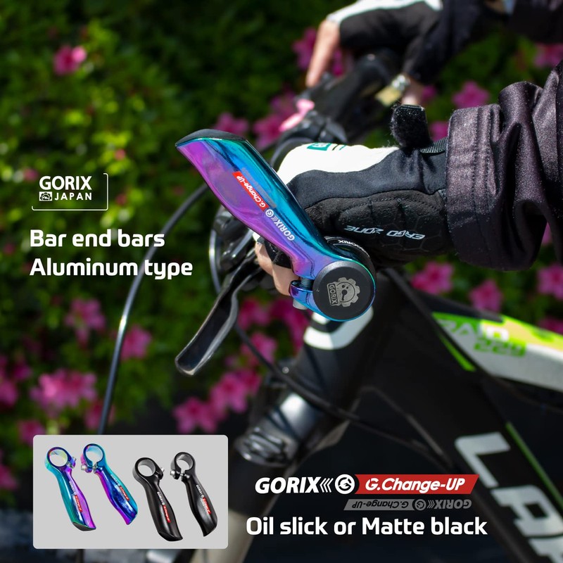 GORIX Gorix Bicycle Bar End Bar Aluminum Bar End (GX-Change-UP)