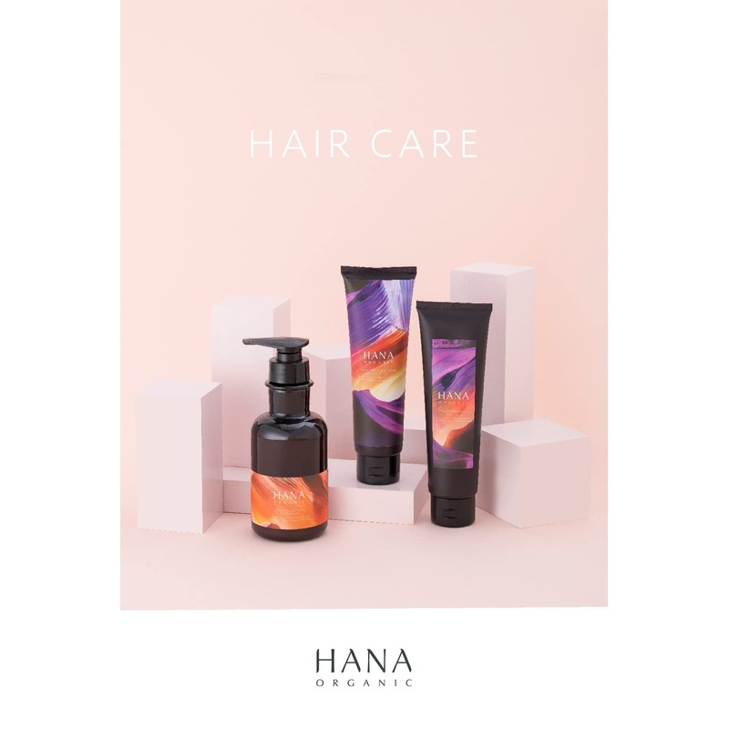 HANA ORGANIC 3-Way Treatment Pack, Ecosert Certified, 6.1 fl oz