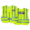RYNO GEAR High Visibility Zipper Front Safety Vest With Reflective
