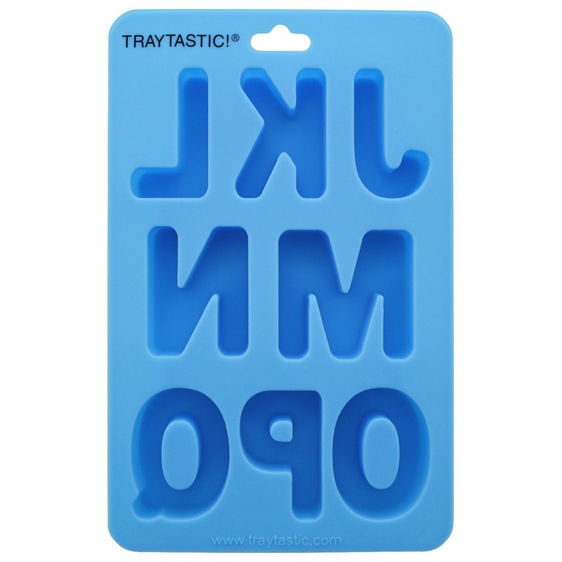 Traytastic! Silicone Letter Mold A-Z Alphabet - Large 1.5" Cavity