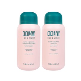Paquete de champú y acondicionador Like a Virgin, cuidado natural del cabello sin sulfatos con aceite de argán, aceite de coco y aceite de aguacate | Para cabello seco, dañado y teñido | Antifrizz