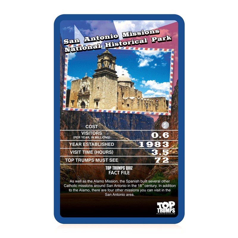 Top Trumps Card Game Texas - Family Games for Kids