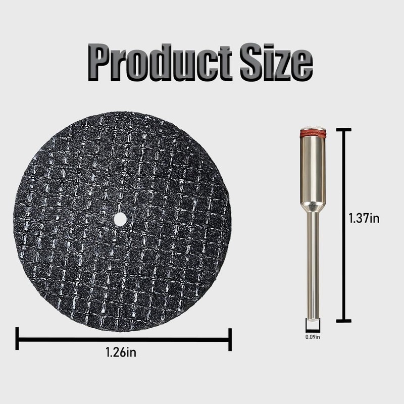 Pack of 60 Cutting Discs for Dremel High Performance Mini