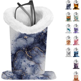 Eyeglasses Holder with Soft Furry Lining and Magnetic Base, Anti-scratch Plush Lined Protect Glasses Holders Case for Desk