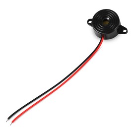 Piezo Electronic Buzzer 12V Tone Active Alarm Electronic Buzzer Alarm Sounder with 100mm Cable for Physics Circuits Continuous Sound, 85 to 95 db