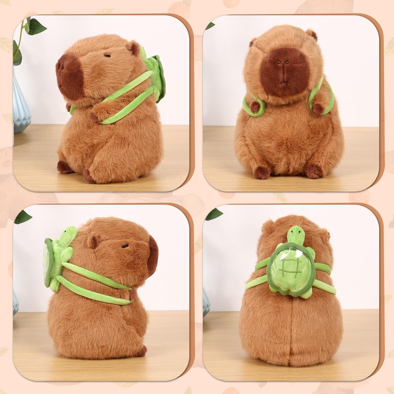 Cute Capybara Plush Toy - Ultra-Soft Stuffed Animal Doll Throw