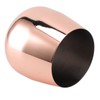 Stainless Steel Wine Glass Stemless Egg Shape 550ml Unbreakable Portable