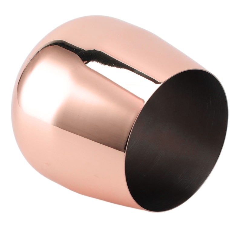 Stainless Steel Wine Glass Stemless Egg Shape 550ml Unbreakable Portable