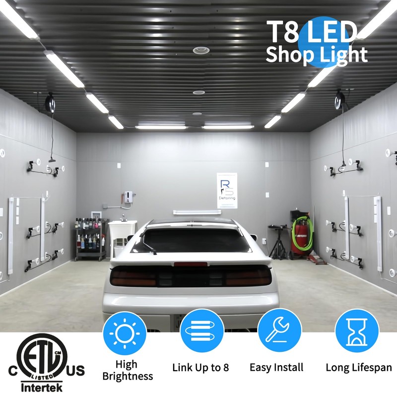 SHOPLED LED Shop Light 3FT, 30W 4000LM 6000K Cool White,