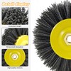 Durable M14 Nut Wire Brush, Efficient Grinding and Polishing Tool,