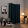 Sun Zero Cyrus 2-Pack Thermal Total Blackout Grommet Curtain Panel