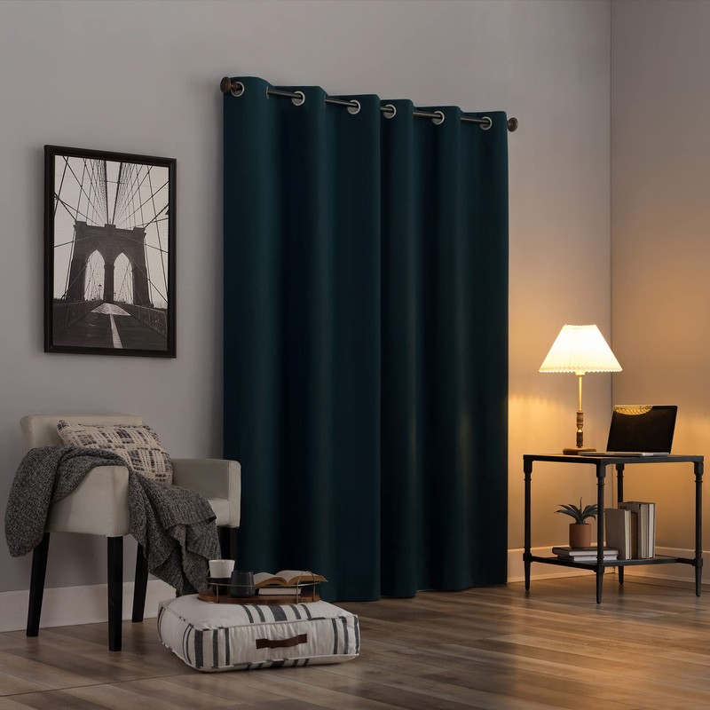 Sun Zero Cyrus 2-Pack Thermal Total Blackout Grommet Curtain Panel
