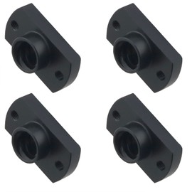 T8 Lead Screw POM Nut CHENJIN 4PCS 8mm 3D Printer Z Axis Trapezoid Motor Screw Nuts for CR10 CR-10S Pro Ender-3 Ender 3S Ender3 Pro 3D Printer, T8 Nut Trapezoidal Screw