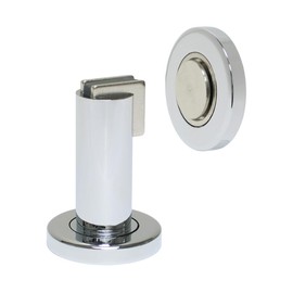 FPL Modern Door Stop/Holder and Magnetic Catch - Polished Chrome