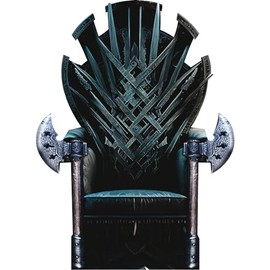 SP12878 Spear Sword Blade Axe Throne Chair Cardboard Cutout Standup Standee