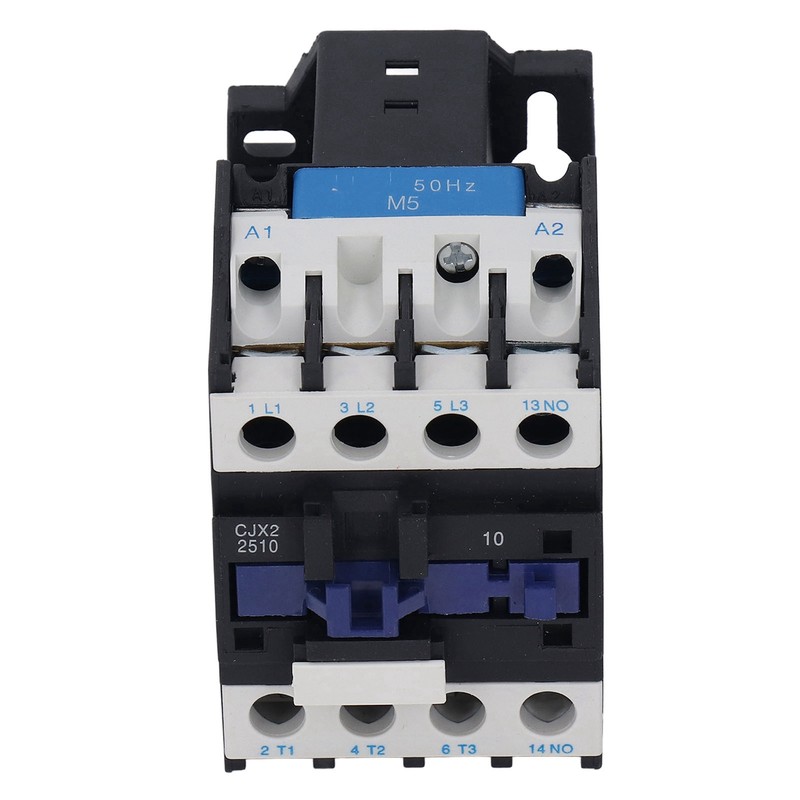 25A Power Contactor Normally Open Electric AC Contactor Silver Alloy