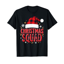 Christmas Squad Family Group Matching Christmas Pajama T-Shirt