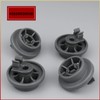 4 Pcs 4581DD3003B Dishwasher Lower Rack Wheels, Bottom Dishrack Roller