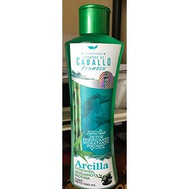 Ajo Golden Shampoo de Caballo Arcilla Bergamota Biotina Shanaturals