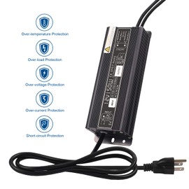 SUNVIE 150W 12V Landscape Lighting Transformer, Outdoor Low Voltage Landscape Lights Waterproof Power Supply for Malibu Paradise Moonrays and More