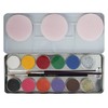 Eulenspiegel EULENSPIEGEL Schminkpalette 10 Farben 2x Glitzer 2x Pinsel Metalletui