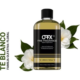 Esencia de Te Blanco de 250ml, esencia de uso profesional, ultra concentrada para uso exclusivo en difusores y aromaterapia