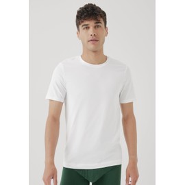 Pact Men's Organic Cotton Crew Undershirt 2-Pack White