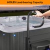 600LBS Capacity Hot Tub Handrail 56" H Safety Handrail Pivots