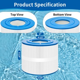 Senowi 2-Pack PBF40M Spa Hot Tub Filter Replacement Compatible with Pleatco PBF40M, Bull Frog Spas, Wellspring 30 Coreless 10-00282, Replacement Filter Cartridge