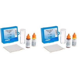 Taylor K-1766 Liquid Pool Spa Sodium Chloride Salt Water Drop Test Kit (2 Pack)