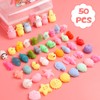 Aeyohni Squishies Mochi Squishy Toy 50pcs for Kids Party Favors
