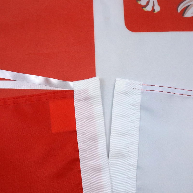 Poland with eagle Flag 2' x 3' for a pole