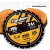 Hardwin 190mm 24 Teeth Circular Saw Blade ATB Tungsten Carbide