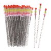 100Pcs Disposable Mascara Wands Spoolie Brush Crystal Eyebrow Brushes Mascara