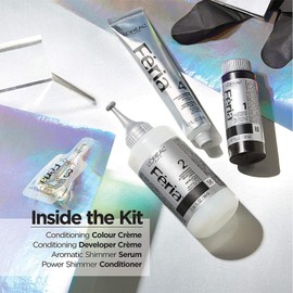 L'Oreal Paris Feria Multi-Faceted Shimmering Permanent Hair Color, 41 Crushed Garnet (Rich Mahogany), Pack of 1, Hair Dye