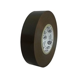 Alanson Products Colored Electrical Tape 3/4 in (62018-B) (3/4"(19mm) x 66' - 100 Rolls Per Case, Brown)