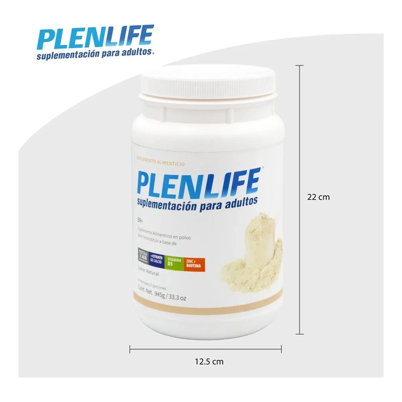 Proteina Br Plenlife Suplemento Alimenticio Polvo 945 Gr Natural