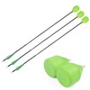YLS Foam Arrow Tips Arrowhead Soft Sponge Arrow Heads Game
