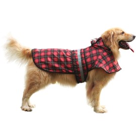 HDE Dog Raincoat Hooded Slicker Poncho for Small to X-Large Dogs and Puppies