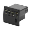 EQ01 Acoustic Guitar Tuner 2 Band EQ Black Guitar Tuner