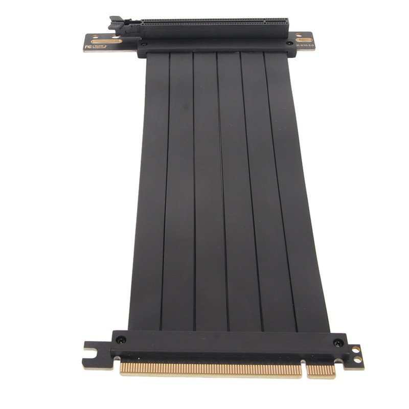 PCIE 3.0 X16 Riser Cable High Speed Flexible 90 Degree