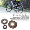 Drive Sprocket Chain Combo 24 Teeth Sprocket 144 Links Chain