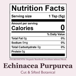 Organic Positively Botanicals Company, Echinacea Purpurea, Loose Leaf Botanical, 4 Ounce