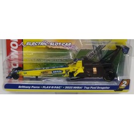 Auto World SC398-2 Brittany Force Flav-R-PAC Top Fuel Dragster HO Scale Electric Slot Car