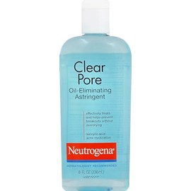 Neutrogena Clear Pore Oil Eliminating Astringent, 8 Fl Oz