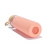 Yomious 20 Oz Borosilicate Glass Water Bottles with Silicone Sleeve