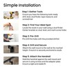 Modern Aluminum Handrail Complete DIY Kit – Matte Black with