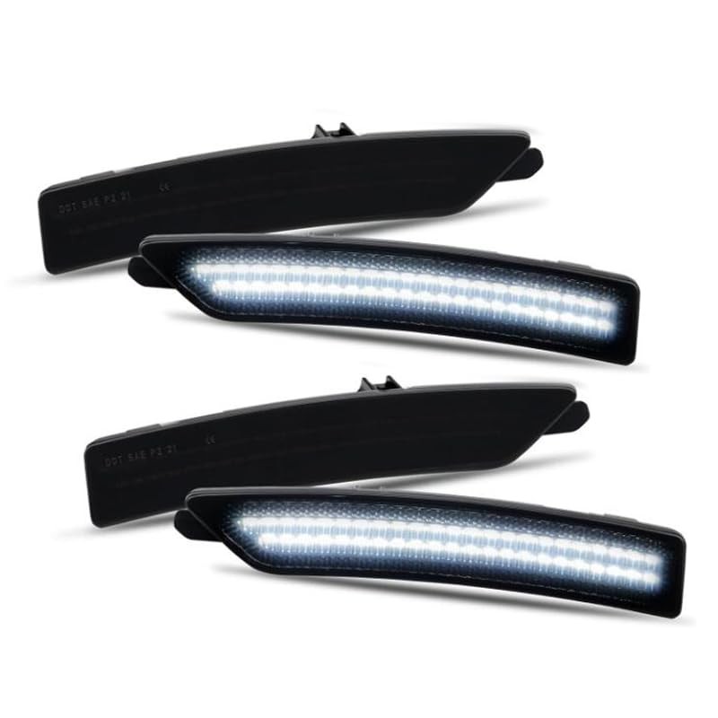 LED Side Marker Lights Front & Rear Bumper Fender White