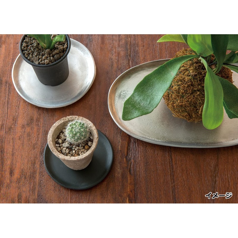 Posh Living 63637 Oval Plate, Silver, W 10.2 x D